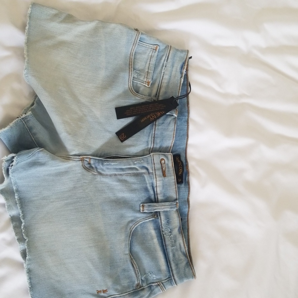 Genetic Denim low rise cutoff shorts